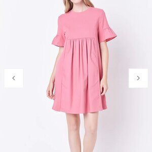 Pink English Factory Mini Dress